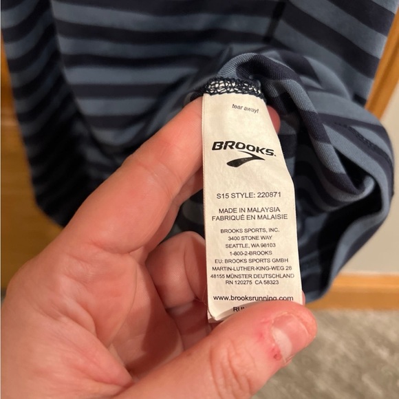 Brooks Bring It Racerback Storm Stripe Women's size XS - Picture 4 of 8